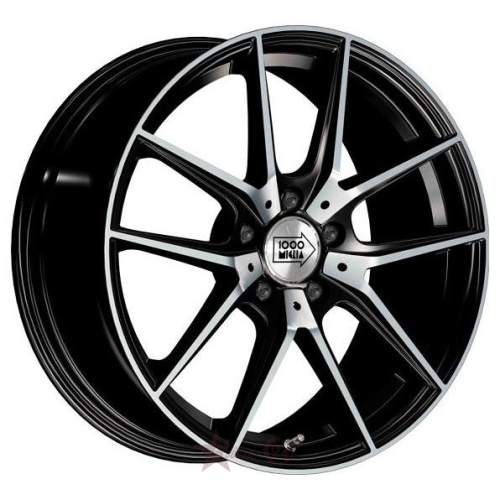 Диски 1000 Miglia MM041 7.5x17 5*112 ET45 DIA66.6 Black Polished Литой купить с бесплатной доставкой в пункты выдачи в Петербурге